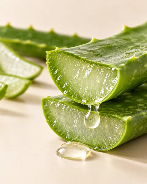 Aloe vera frais et son gel